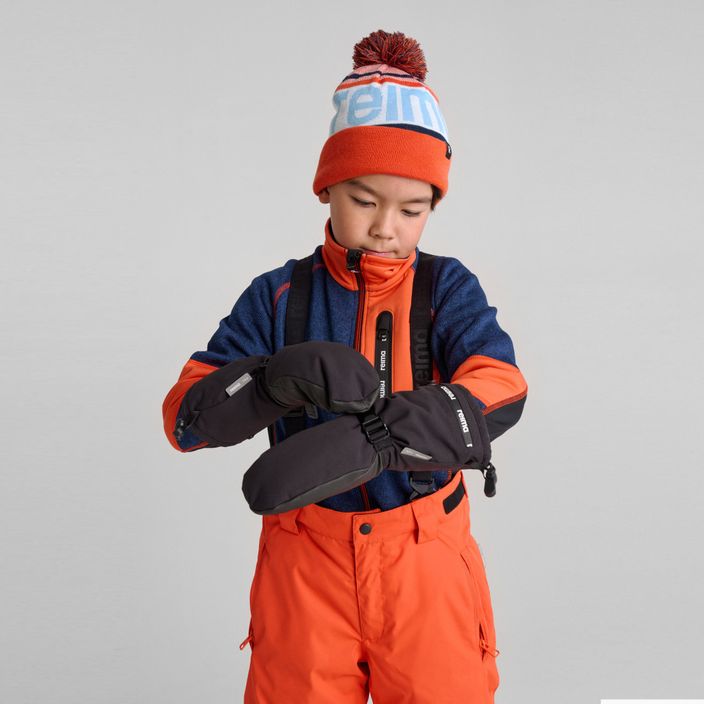 Vaikiškos slidinėjimo kelnės Reima Wingon red orange 9