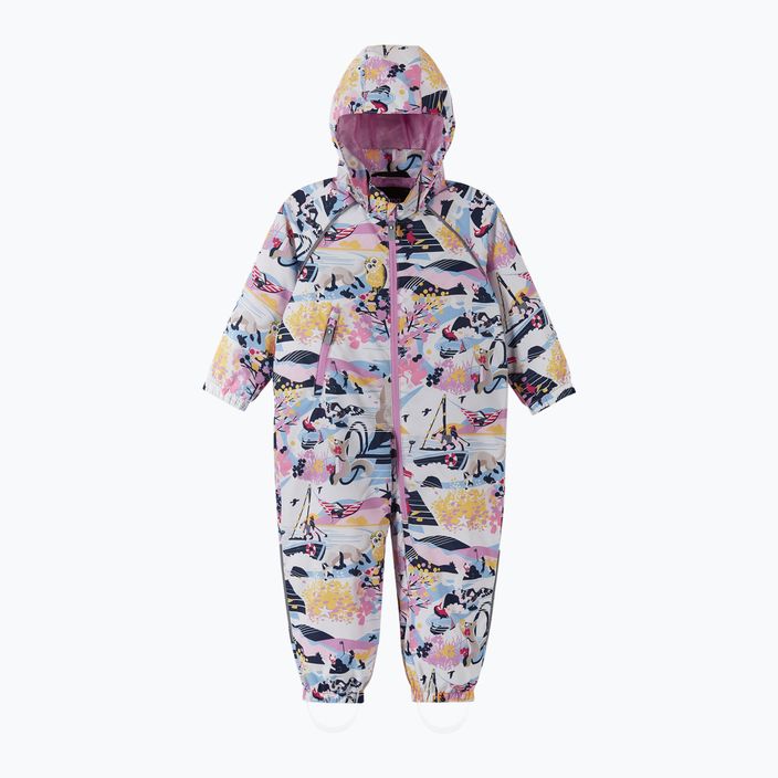 Vaikiškas lietaus kostiumas Reima Toppila lilac pink 11