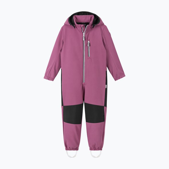 Vaikiškas softshell kombinezonas Reima Nurmes red violet 2