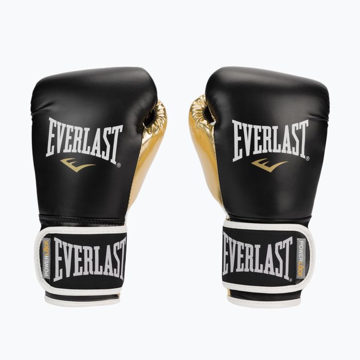 Everlast Powerlock Pu vyriškos bokso pirštinės juodos 2200