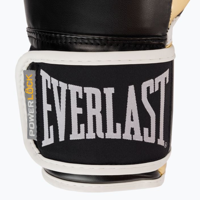Everlast Powerlock Pu vyriškos bokso pirštinės juodos 2200 5