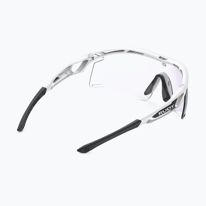 Rudy Project Tralyx+ balti blizgūs/impactx fotochrominiai 2 lazeriniai violetiniai dviračių akiniai SP7675690000 9