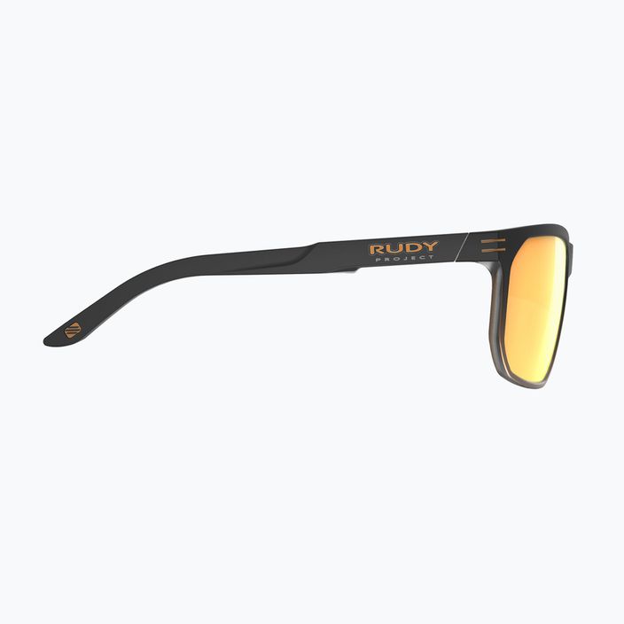 Rudy Project Soundrise juodos spalvos bronziniai matiniai/daugiabriauniai oranžiniai akiniai nuo saulės SP1340060010 8
