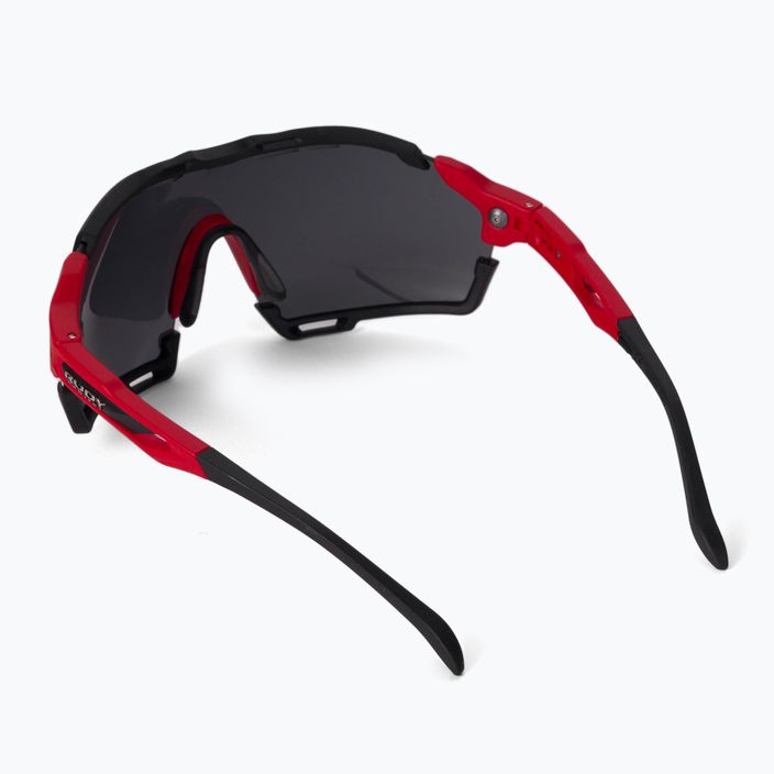 Rudy Project Cutline raudoni matiniai/dūminiai juodi dviratininko akiniai SP6310540000 2