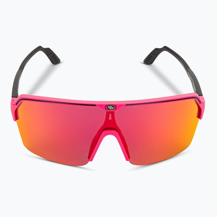 Rudy Project Spinshield Air rožinės spalvos fluo matiniai/daugiabriauniai raudoni dviračių akiniai SP8438900001 3