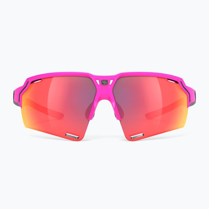 Rudy Project Deltabeat rožinės spalvos fluo / juodos matinės / raudonos spalvos akiniai nuo saulės SP7438900001 8