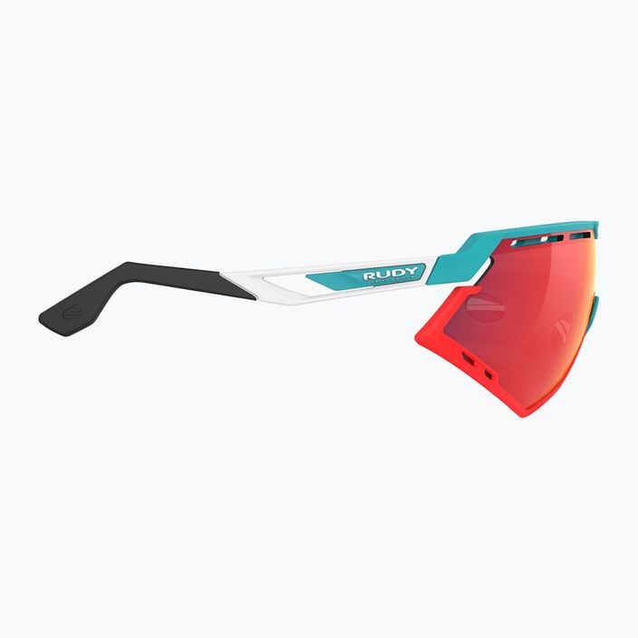 Rudy Project Defender smaragdo baltumo matiniai / raudoni akiniai nuo saulės SP5238230000 5