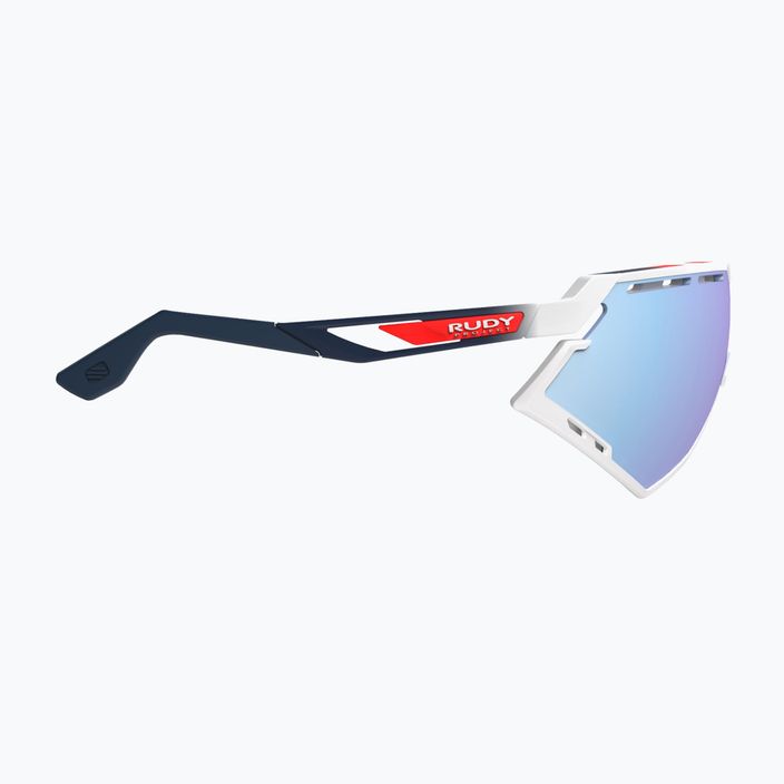 Rudy Project Defender balti blizgūs / išblukinti mėlyni / multilazeriniai ledo dviračių akiniai SP5268690020 5