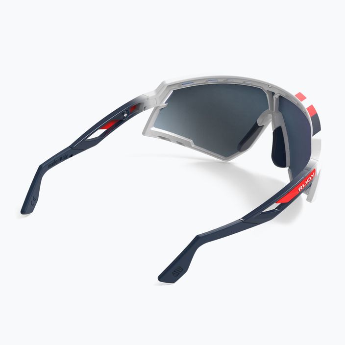 Rudy Project Defender balti blizgūs / išblukinti mėlyni / multilazeriniai ledo dviračių akiniai SP5268690020 6
