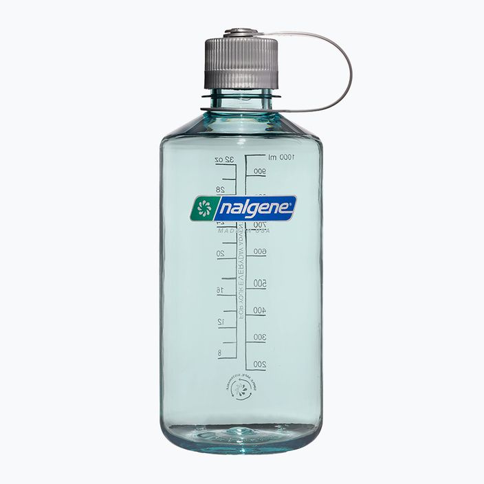 Turistinis butelis Nalgene Narrow Mouth Sustain 1000 ml seafoam