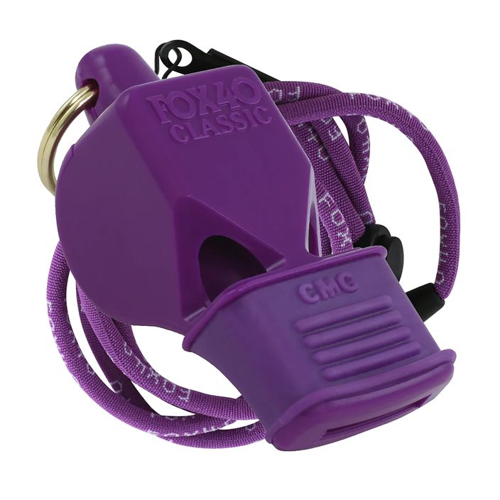 Švilpukas su virvele Fox 40 Classic CMG Safety purple 9603 2