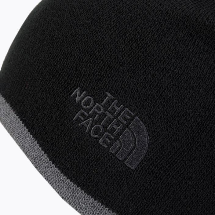 The North Face apverčiama Tnf Banner žieminė kepurė juoda/pilka NF00AKNDGVD1 6
