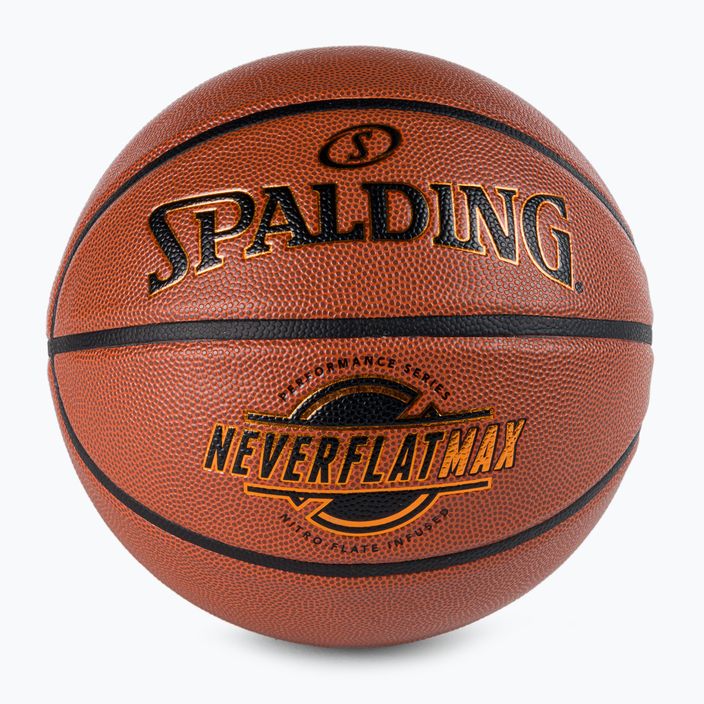 Spalding Neverflat Max krepšinio kamuolys 76669Z dydis 7 2