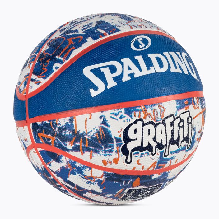 Spalding Graffiti 7 krepšinio kamuolys mėlyna ir raudona 84377Z 2