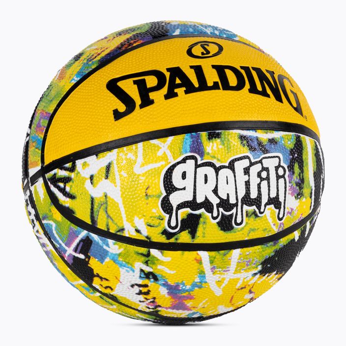 Spalding Graffiti 7 krepšinio kamuolys žalia/geltona 2000049338 2