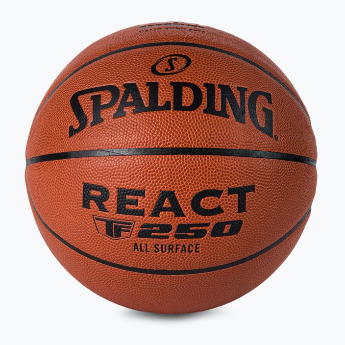 Spalding TF-250 React Logo FIBA krepšinis 76968Z 2