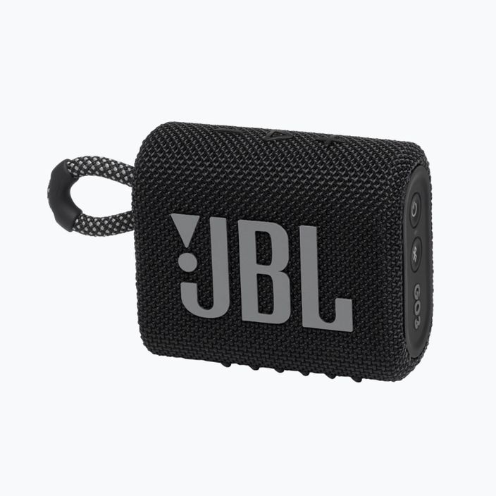 JBL GO 3 mobilioji kolonėlė juoda JBLGO3BLK