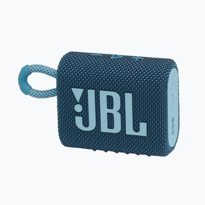 JBL GO 3 mobilioji kolonėlė mėlyna JBLGO3BLU