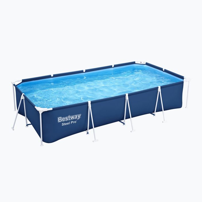 Karkasinis baseinas Bestway Steel Pro Pool 400 cm mėlynas 2