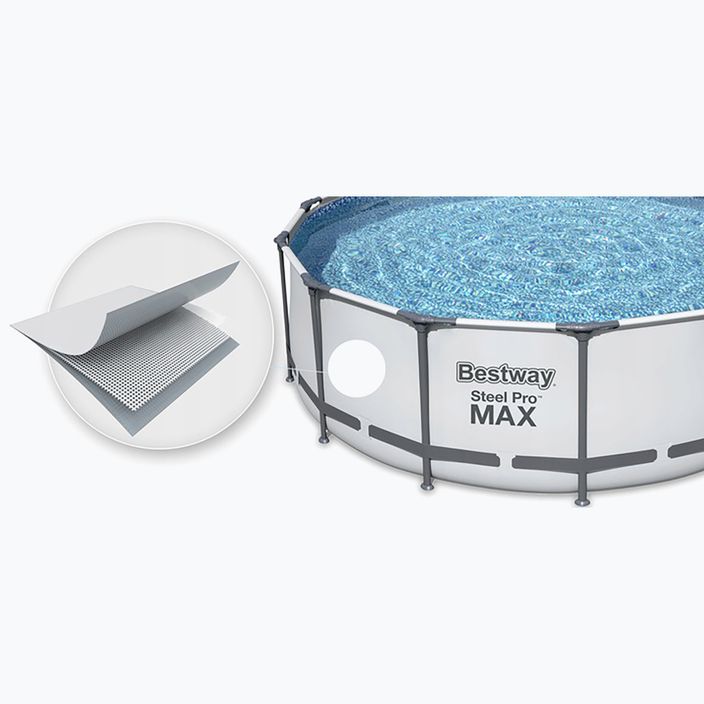 Karkasinis baseinas Bestway Steel Pro Max Pool 305 x 76 cm pilkas 3