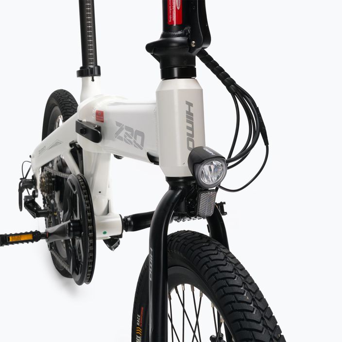 HIMO Z20 Max 36V 10Ah 360Wh baltas elektrinis dviratis 7