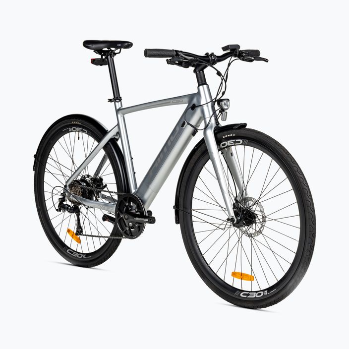 HIMO C30R Max 36V 10Ah 360Wh sidabrinis elektrinis dviratis