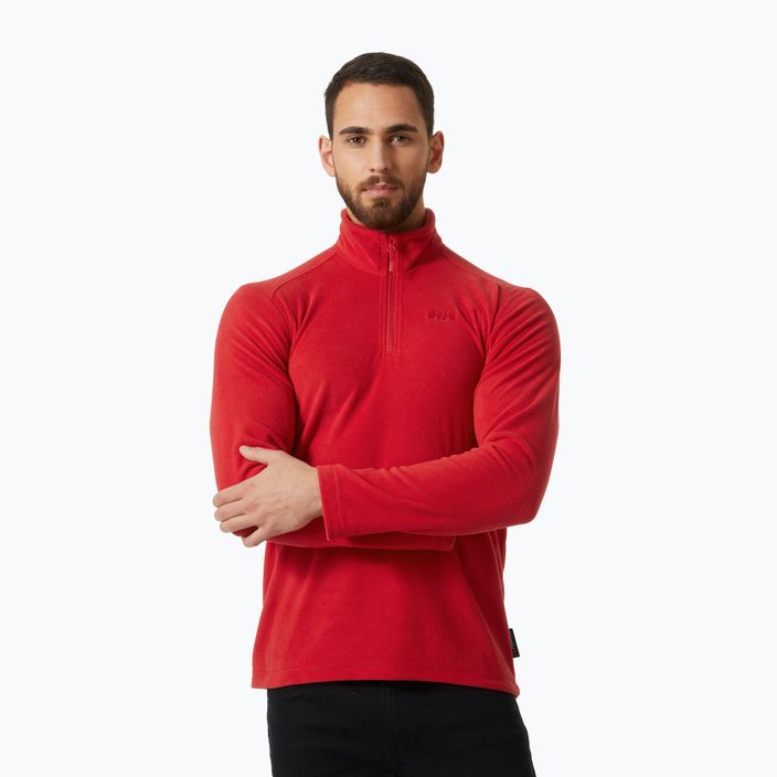 Helly Hansen vyriški marškinėliai Daybreaker 1/2 Zip fleece, raudoni 50844_162