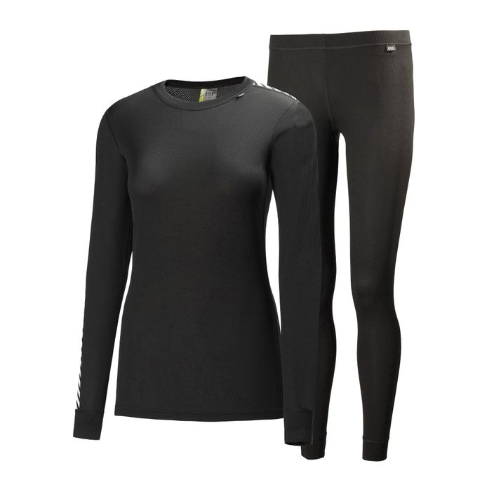 Moteriškų termoaktyvių apatinių komplektas Helly Hansen HH Comfort Light black 2