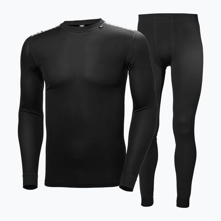 Vyriškų termoaktyvių apatinių komplektas Helly Hansen HH Comfort Light black