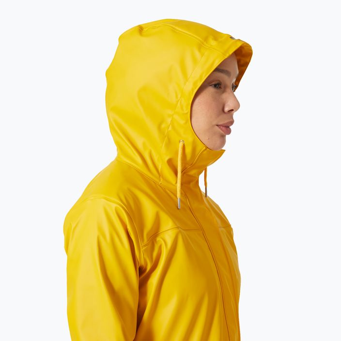 Moteriškas paltas nuo lietaus Helly Hansen Moss Rain Coat essential yellow 3