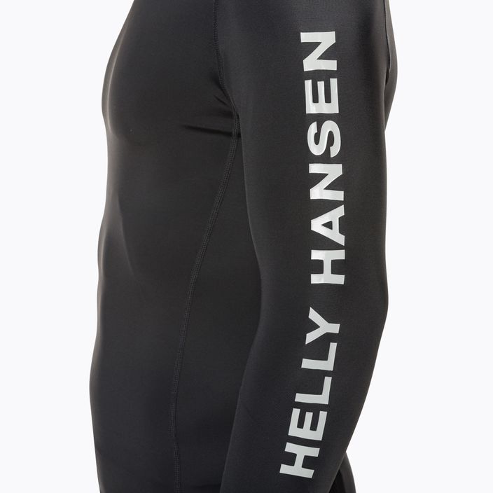 Helly Hansen vyriški marškinėliai Waterwear Rashguard juodi 34023_991 6