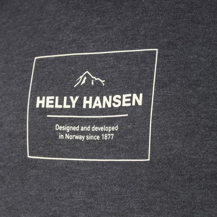 Vyriškas džemperis Helly Hansen F2F Organic Cotton Hoodie ebony melange 3