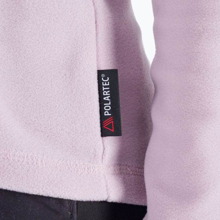 Helly Hansen moteriški marškinėliai Daybreaker 1/2 Zip, šviesiai rožinės spalvos, vilnoniai 50845_692 4