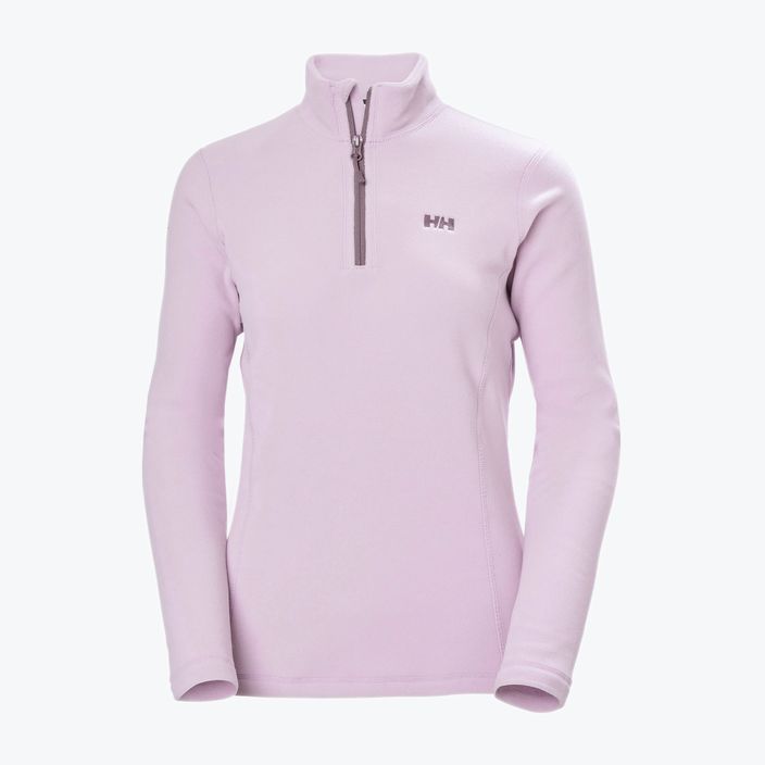 Helly Hansen moteriški marškinėliai Daybreaker 1/2 Zip, šviesiai rožinės spalvos, vilnoniai 50845_692 7