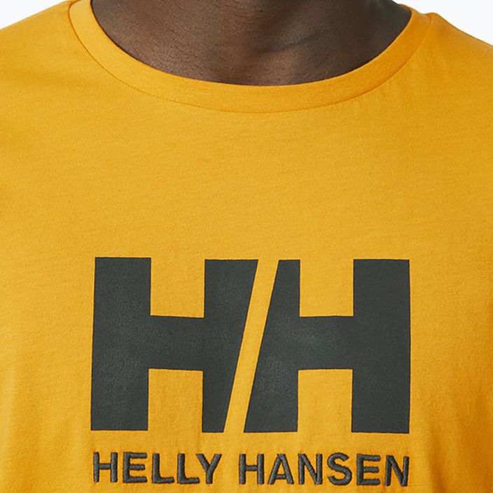Vyriški Helly Hansen HH Logo trekingo marškinėliai geltoni 33979_328 3