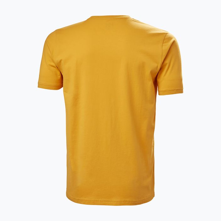 Vyriški Helly Hansen HH Logo trekingo marškinėliai geltoni 33979_328 5