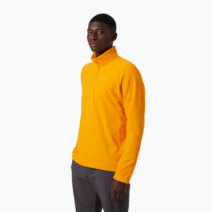 Helly Hansen vyriški marškinėliai Daybreaker 1/2 Zip su flizelinu geltonos spalvos 50844_328