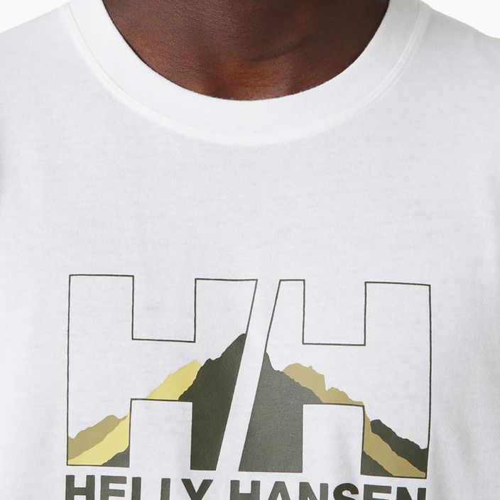 Helly Hansen Nord Graphic vyriški trekingo marškinėliai balti 62978_002 3