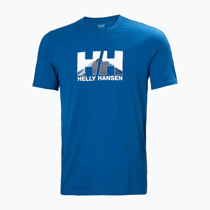 Helly Hansen Nord Graphic vyriški trekingo marškinėliai mėlyni 62978_606 5