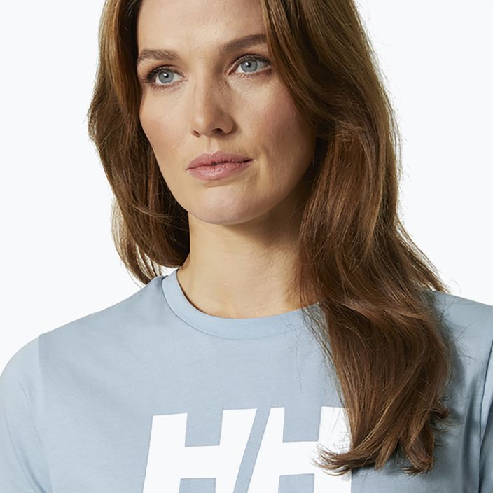 Moteriški trekingo marškinėliai Helly Hansen HH Logo blue 34112_582 3