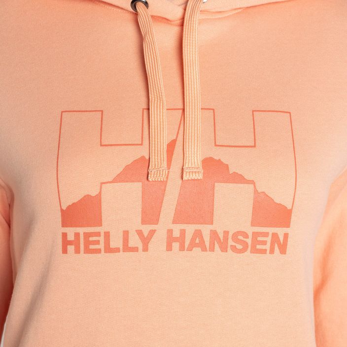 Moteriški džemperiai Helly Hansen Nord Graphic Pullover Hoodie orange 62981_058 7