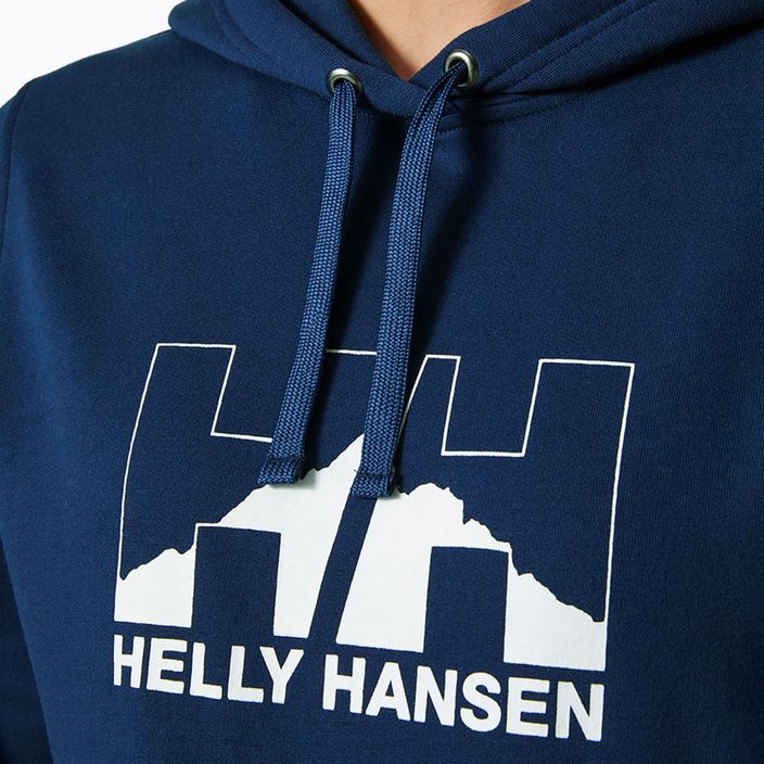 Moteriški džemperiai Helly Hansen Nord Graphic Pullover Hoodie navy blue 62981_584 4