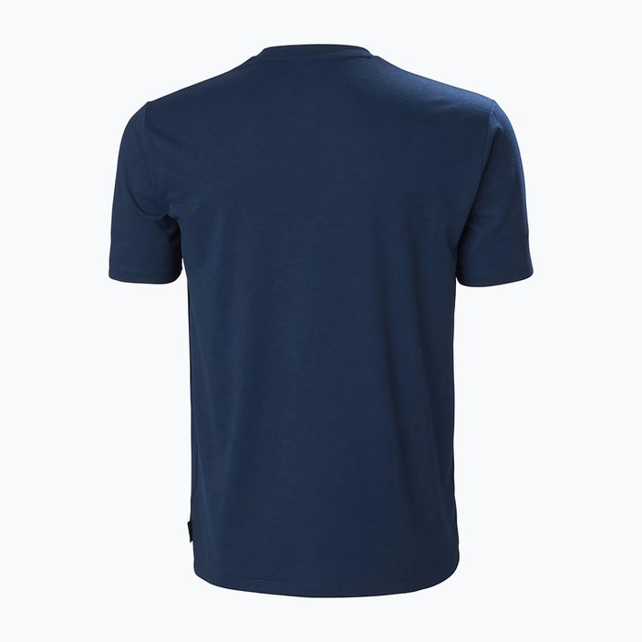 Helly Hansen Skog Recycled Graphic vyriški trekingo marškinėliai tamsiai mėlyni 63083_584 6