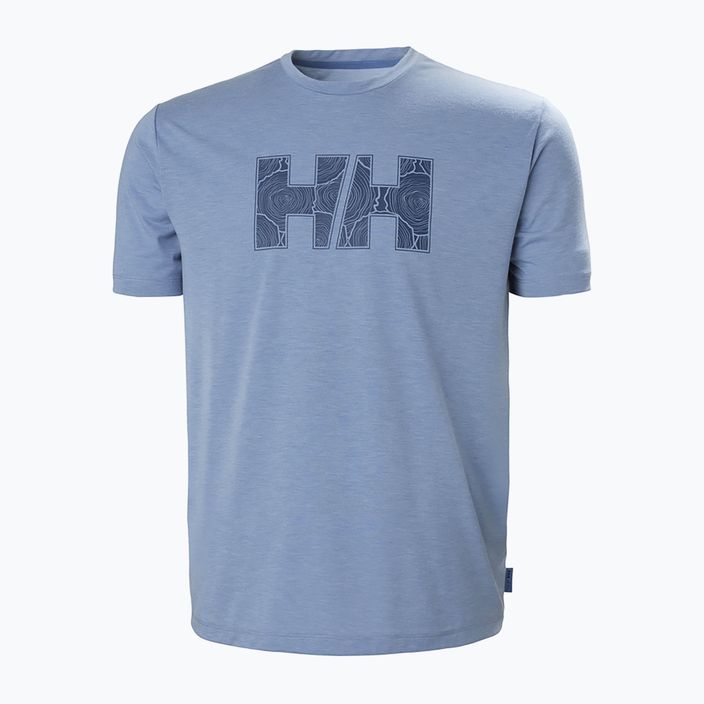 Helly Hansen Skog Recycled Graphic vyriški trekingo marškinėliai mėlyni 63082_636 5