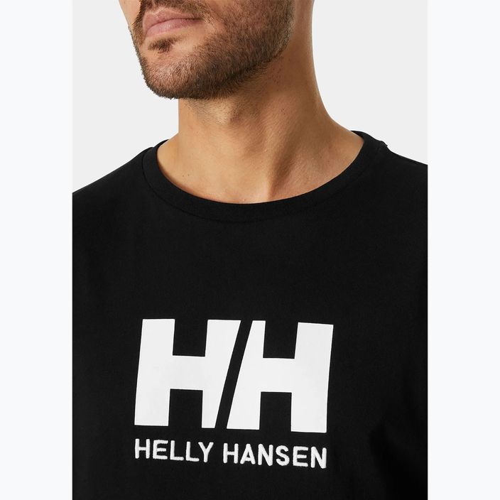 Vyriški marškinėliai Helly Hansen HH Logo black 3