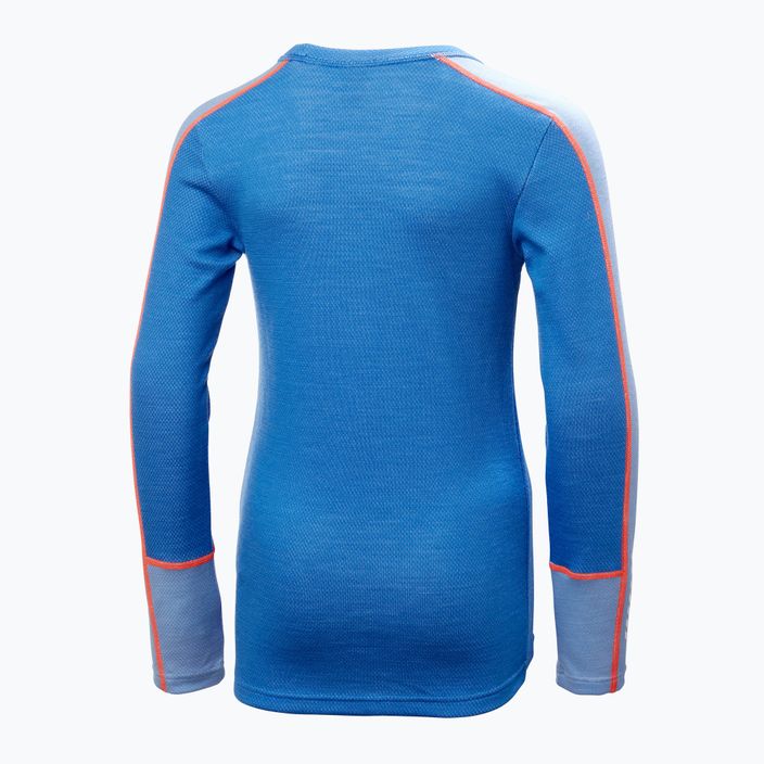 "Helly Hansen JR Lifa Merino Midweight ultra blue" vaikiškų šiltų apatinių drabužių rinkinys 7