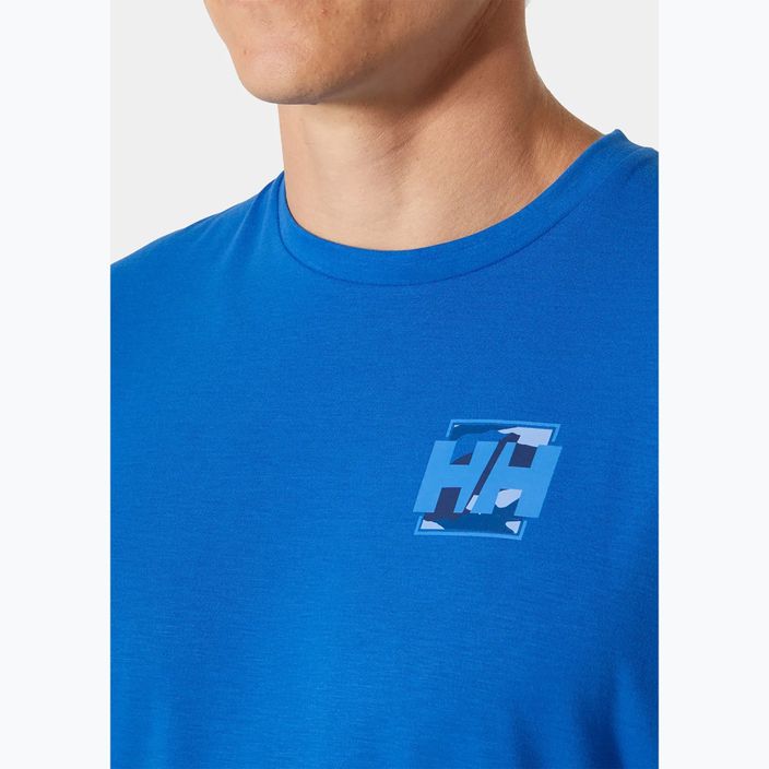 Vyriški marškinėliai Helly Hansen Skog Recycled Graphic cobalt 2.0 3