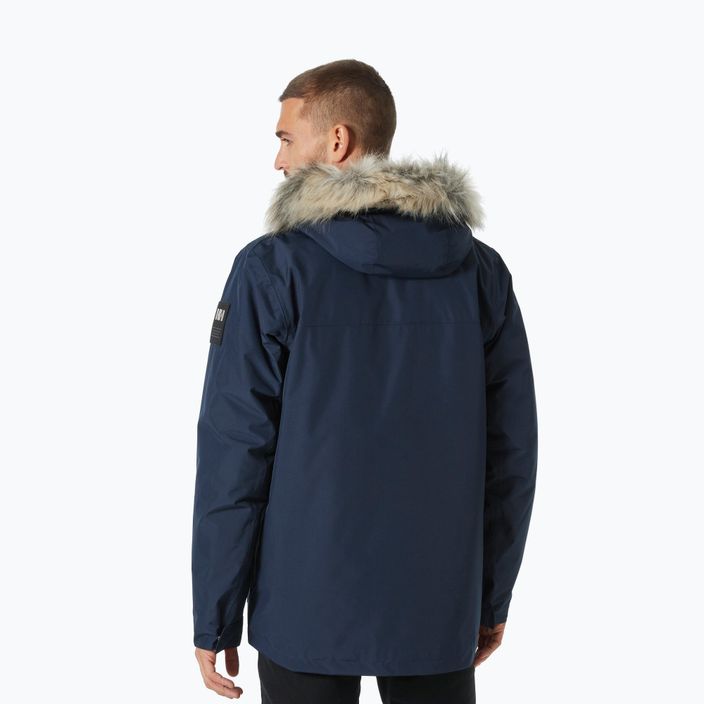 Vyriška Helly Hansen Coastal 3.0 Parka pūkinė striukė tamsiai mėlyna 2