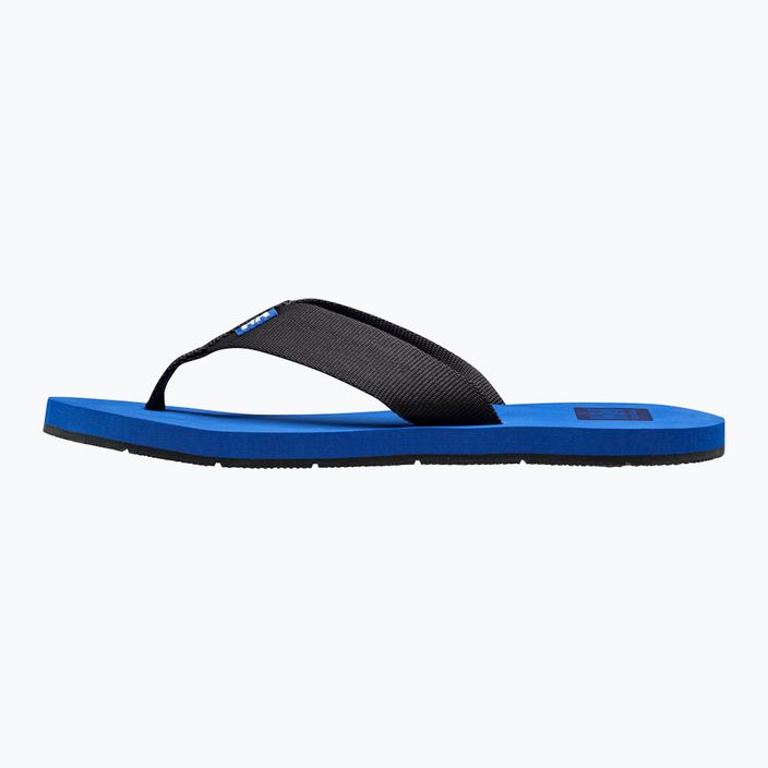 Vyriškos šlepetės per pirštą Helly Hansen Logo Sandals 2 ebony/cobalt 10