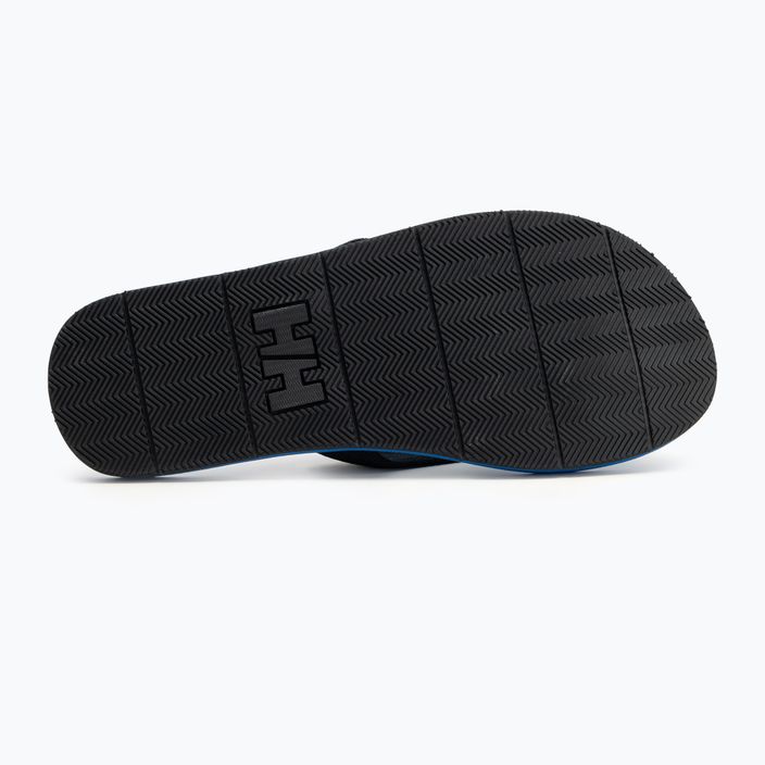 Vyriškos šlepetės per pirštą Helly Hansen Logo Sandals 2 ebony/cobalt 4